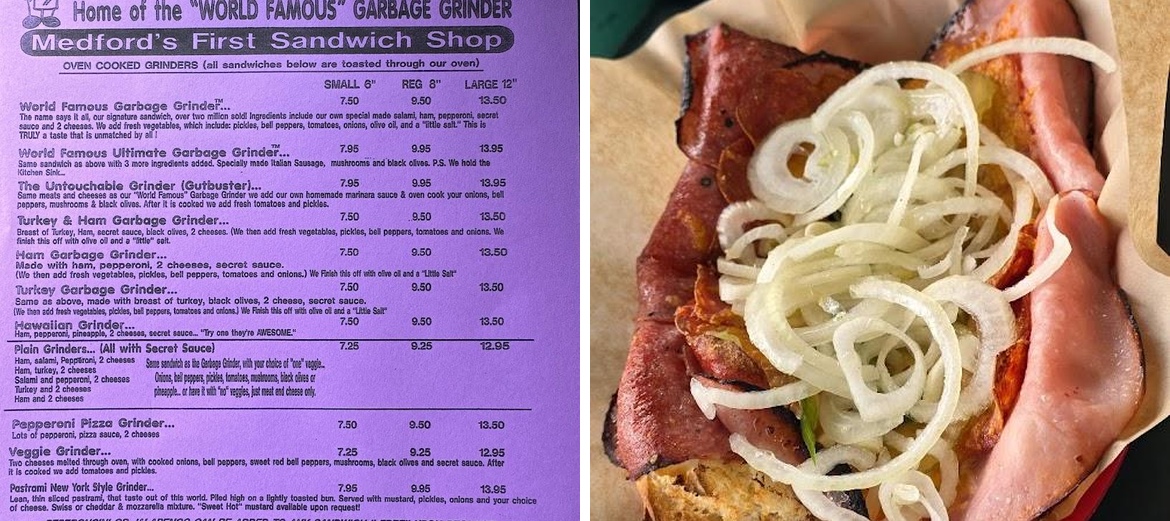 Luigi's Italian Sandwiches Menu