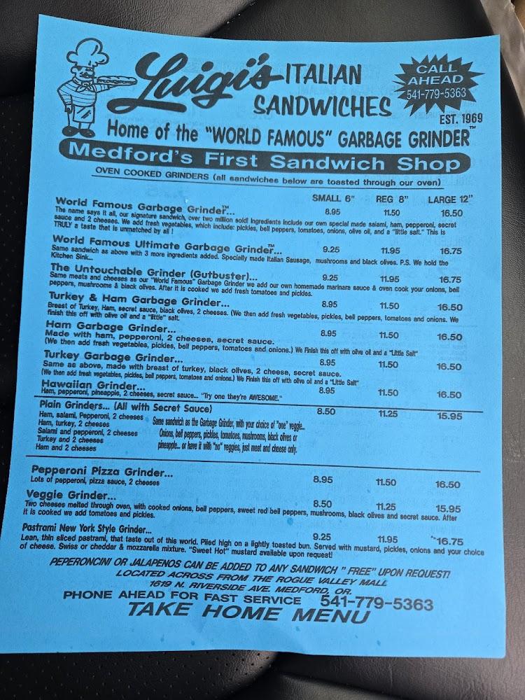 Luigi's Italian Sandwiches Menu image 3