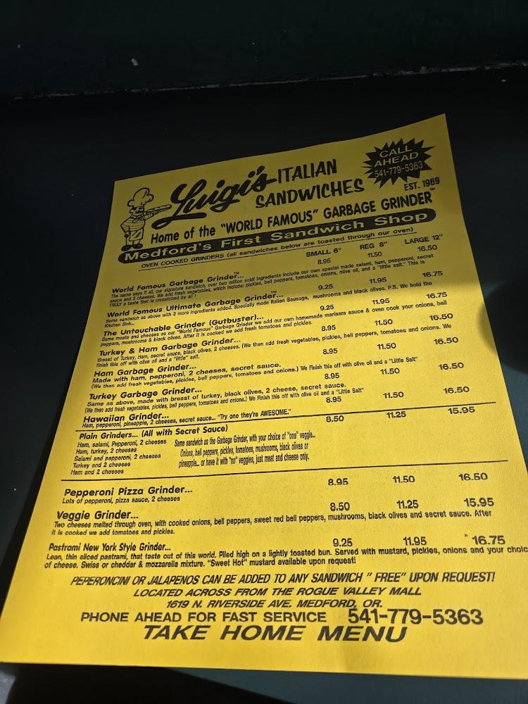Luigi's Italian Sandwiches Menu image 4